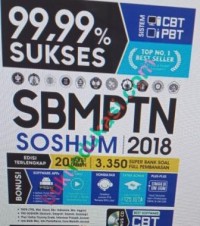 Image of 99,99% Sukses SBMPTN soshum 2018