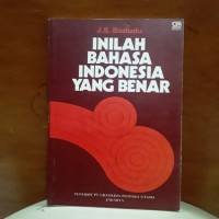 Image of Inilah Bahasa Indonesia yang Benar