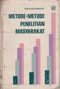 Image of Metode-metode penelitian masyarakat