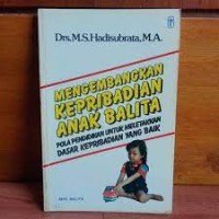 Image of Mengembangkan kepribadian anak balita