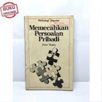 Image of Memecahkan persoalan pribadi (Psikologi Populer)