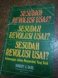 Image of Sesudah revolusi usai? Kewenangan dlm masyarakat yg baik