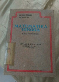 Image of Matematika hingga S1 (Metrik)