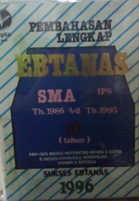 Image of Pembahasan lengkap Ebtanas IPS