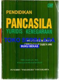 Image of Pendidikan Pancasila Yuridis kenegaraan