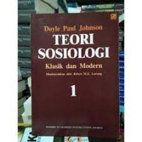 Image of Teori sosiologi: Klasik dan modern 1