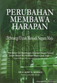 Image of Perubahann membawa harapan: 20 strategi untuk menjadi negara maju