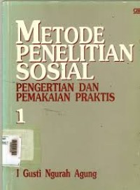 Image of Metode penelitian sosial