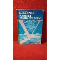 Image of Mengenal kabinet pembangunan