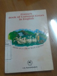 Image of Panna's book of common errors in English