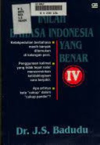 Image of Inilah Bahasa Indonesia yang Benar I