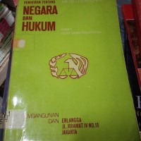 Image of Pemikiran tentang negara dan hukum dalam abad ke 19