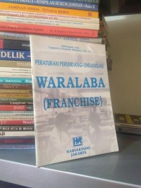 Image of Peraturan perundang-undangan waralaba (franchise)
