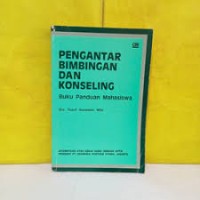 Image of Pengantar Bimbingan Dan Konseling: Buku Panduan Mahasiswa