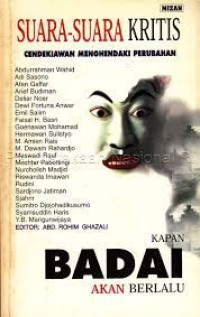 Image of Kapan badai akan berlalu: Suara-suara kritis cendekiawan menghendaki perubahan