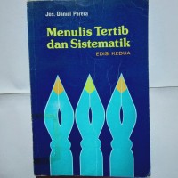 Image of Menulis tertib dan sistematik