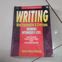 Image of Writing: with explanation & exercises beginning/intermediate level