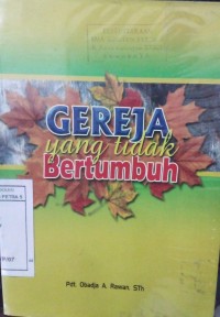 Image of Gereja yang tidak bertumbuh