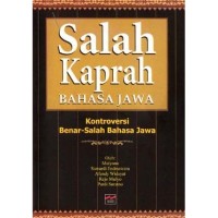 Image of Salah Kaprah Bahasa Jawa: Kontroversi Benar-Salah Bahasa Jawa