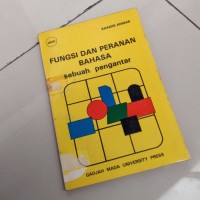 Image of Fungsi dan peranan bahasa sebuah pengantar