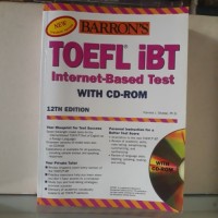 Image of Barrom's TOEFL iBT internet-Based Test with CD-Rom 12 Th edition