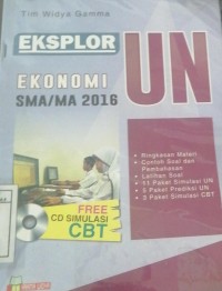 Image of Eksplor UN Ekonomi SMA/MA 2016