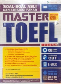 Image of Soal-soal asli dan strategi pakar Master TOEFL