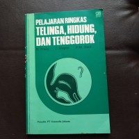 Image of Buku pelajaran Ringkas Telinga, hidung, dan Tenggorok