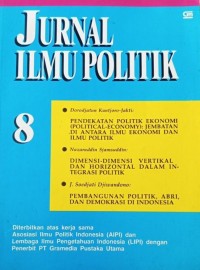 Image of Jurnal Ilmu Politik 8