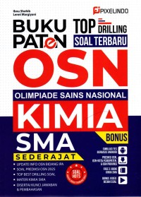 Image of Buku Paten OSN Kimia SMA Sederajat