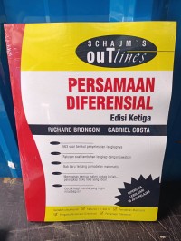 Image of Schaum's Outlines edisi ke 3: Persamaan Diferensial