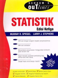 Image of Schaum's Outlines edisi ke 3: Statistik