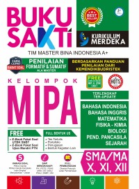 Image of Buku Sakti Kelompok MIPA SMA/MA Kelas X, XI, XII