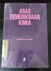 Image of Asas pemeriksaan kimia