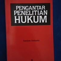 Image of Pengantar penelitian Hukum