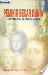Image of Pemikir besar dunia ucapan dan kebijaksanaan