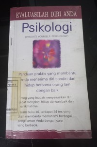 Image of Evaluasilah diri anda PSIKOLOGI (Evaluate yourself: PSYCHOLOGY)