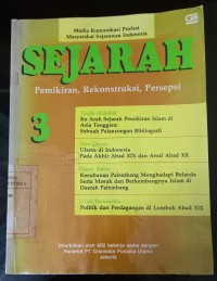 Image of Sejarah 3: Pemikiran, rekonstruksi, persepsi