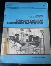 Image of Teknik menggambar:: Dekor dalam gambar interior