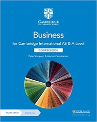 Image of Business for Cambridge International AS & A Level  : Coursebook with Digital Access