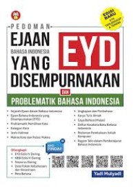 Image of Pedoman Ejaan Bahasa Indonesia yang Disempurnakan dan Problematik Bahasa Indonesia