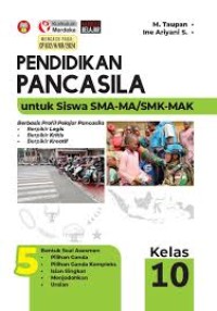 Image of Pendidikan Pancasila untuk Siswa SMA-MA/SMK-MAK Kelas 10