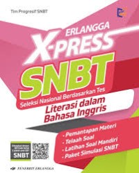 Image of Erlangga X-press SNBT Literasi dalam Bahasa Inggris