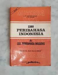 1100 Peribahsa Indonesia & 160 Peribahasa Inggris