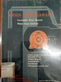 Mesin arus searah : generator arus searah motor arus searah