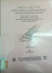 Photo voltaik (sumber tenaga listrik alternatif) ; untuk Sekolah Menengah Kejuruan