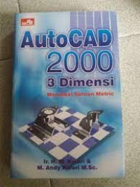 Autocad 2000 3 dimensi memakai satuan metric