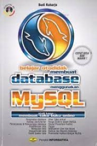 Belajar otodidak membuat database menggunakan MySQL