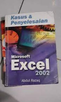 Kasus & penyelesaian aplikasi excel 2002