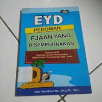 EYD : pedoman ejaan yang disempurnakan